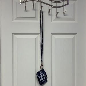 Vera Bradley ZIP Is Case and Lanyard